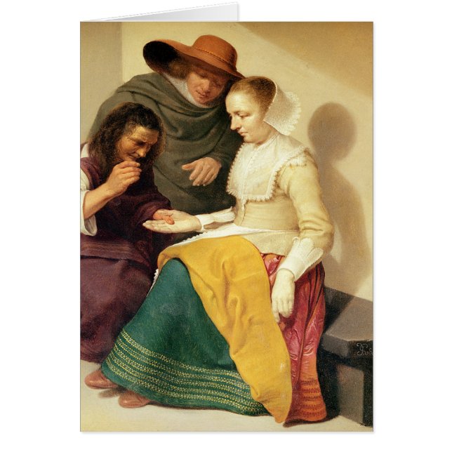 Cartão O caixa de fortuna, 1631 (Frente)