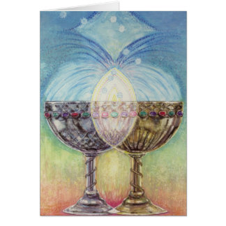 Cartão O cálice dobro