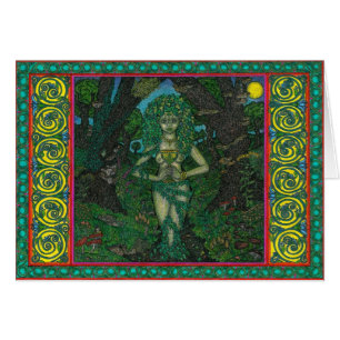 Cartão O cálice dos dríades