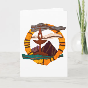 Cartão O cálice dos EUA, universitário unitário, UU, o cá