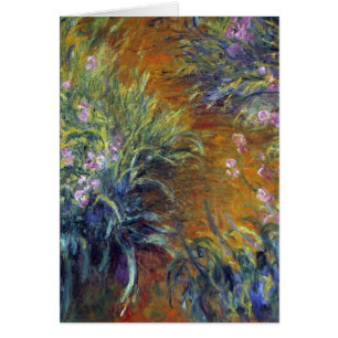 Cartão O Caminho Através das Irrisões por Claude Monet