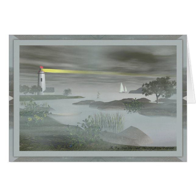 Cartão O caminho para a placa inicial (Frente Horizontal)