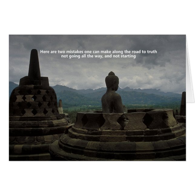 Cartão O caminho para a verdade (Frente Horizontal)