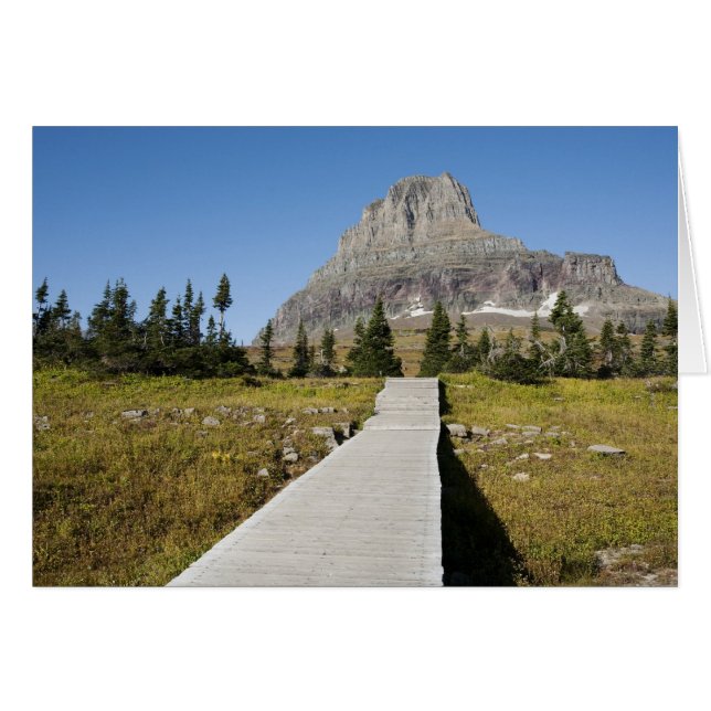 Cartão O caminho para a vista do Lago Oculto (Frente Horizontal)