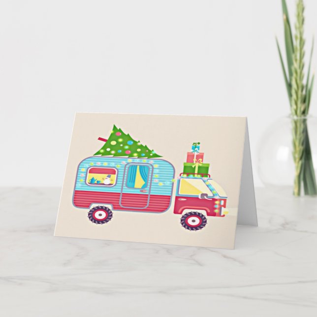 CARTÃO O *CAMPER* ESTÁ PRONTO E NÓS TAMBÉM ESTAMOS PARA O (Frente)