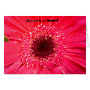 Cartão O cancer é tão limitado
