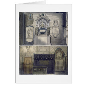 Cartão O canto dos poetas, placa F da "abadia de