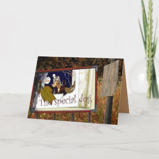 Cartão O cão especial