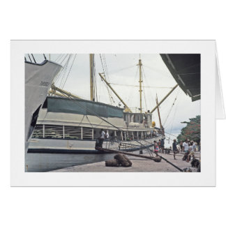 Cartão O cartão, a meia em Huahine, Polinésia Francesa