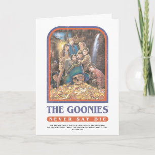Cartão O Cartaz de Aniversário do Tesouro dos Goonies