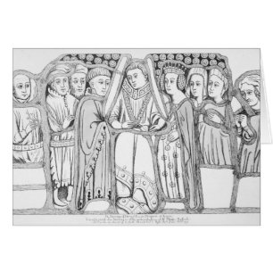 Cartão O casamento de Henry VI e de Margaret de Anjou