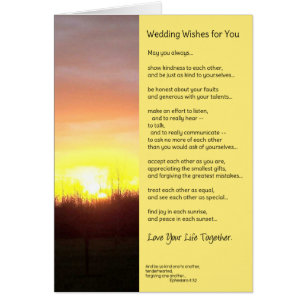 Cartão O Casamento Deseja Você