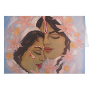 Cartão "O casamento sagrado "