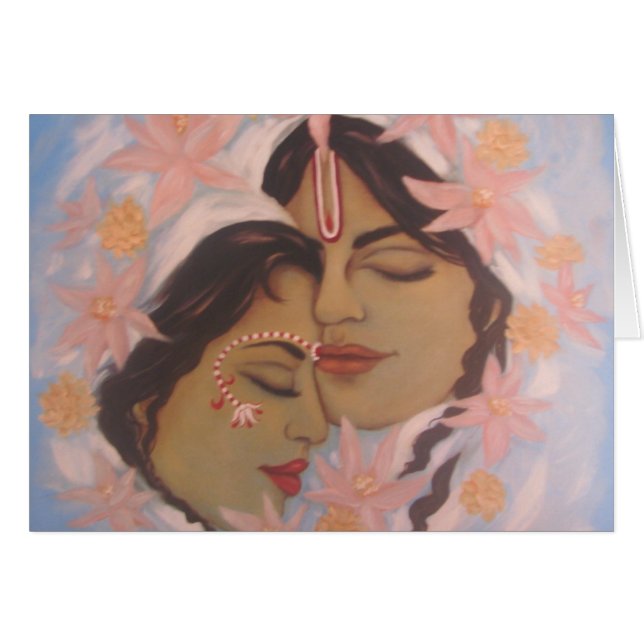 Cartão "O casamento sagrado " (Frente Horizontal)