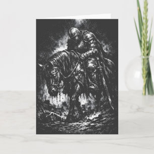 Cartão O Cavaleiro Caído por BurnsInHell