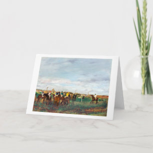 Cartão O Cavalo Race, Edgar Degas