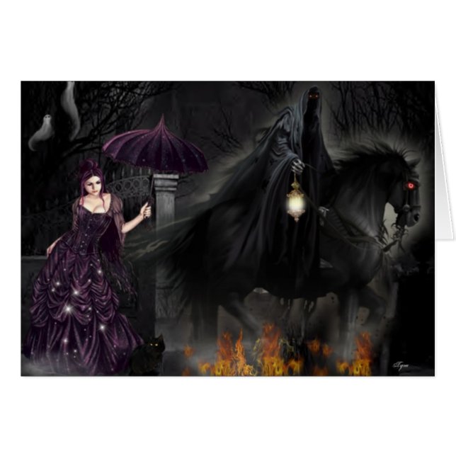 Cartão O Ceifador (Frente Horizontal)