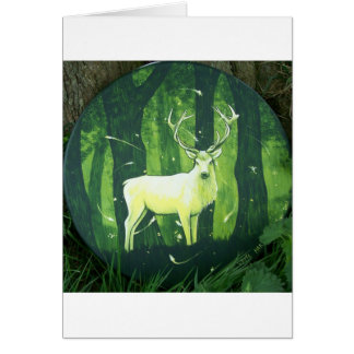 Cartão O cervo branco