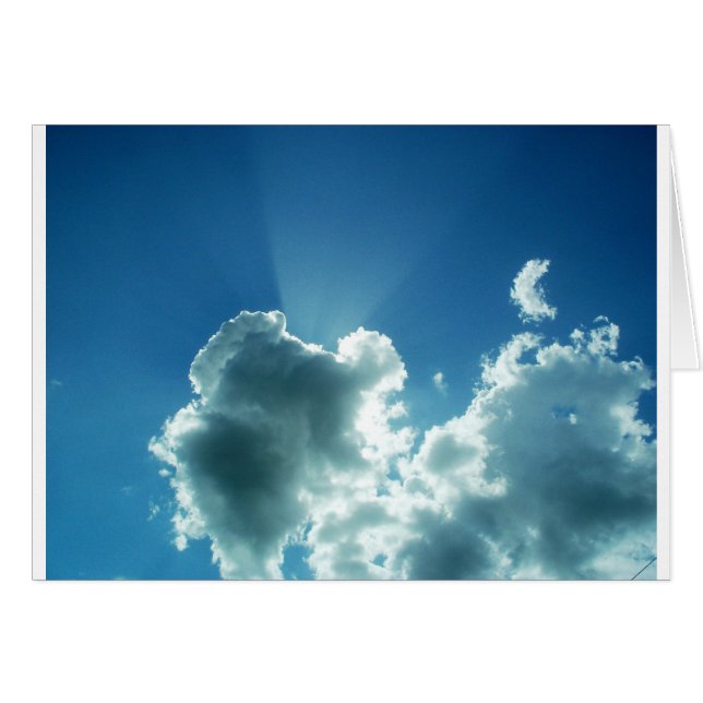 Cartão O Céu é o Limite! (Frente Horizontal)