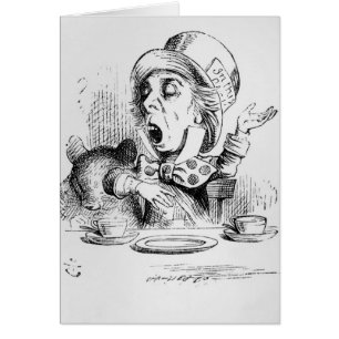 Cartão O Chapéu Louco