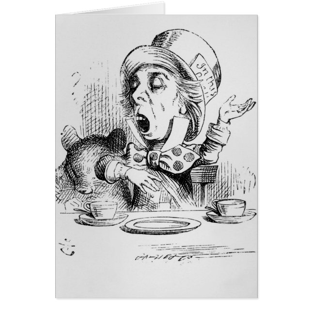 Cartão O Chapéu Louco (Frente)