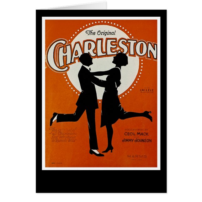 Cartão O Charleston original (Frente)
