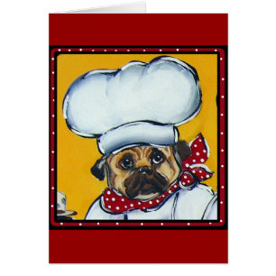 Cartão O Chef Pug