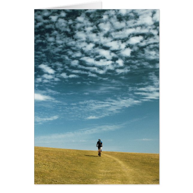 Cartão O ciclista (Frente)
