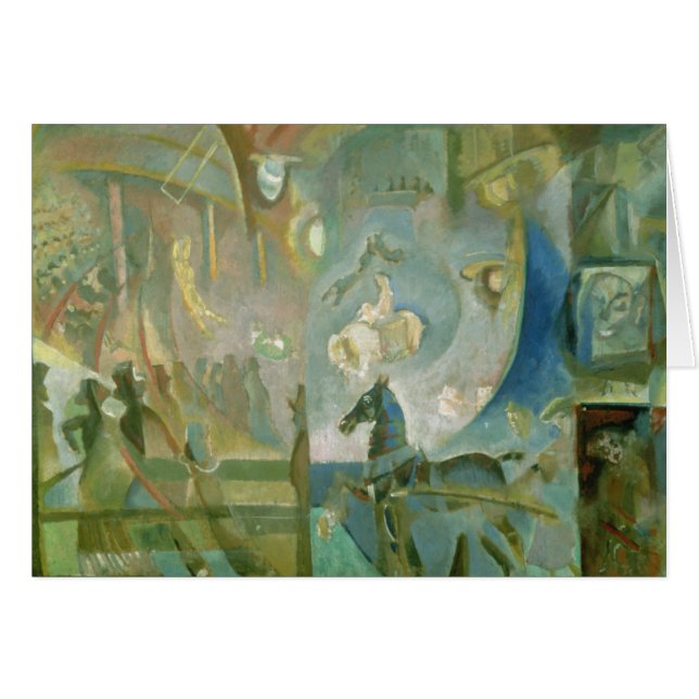 Cartão O circo, c.1910 (Frente Horizontal)