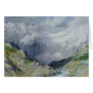 Cartão O Cirque em Gavarnie, 1882