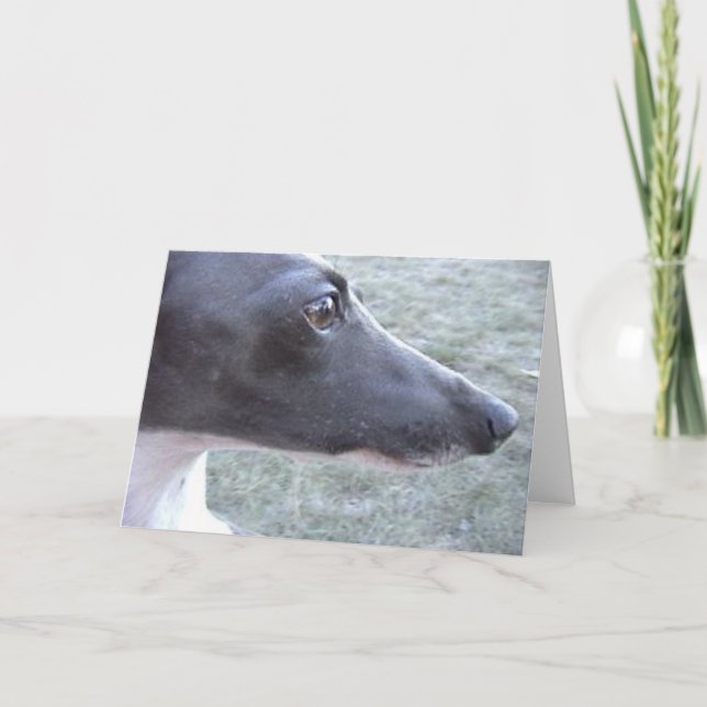 Cartão O close-up da Lizzie (Frente)