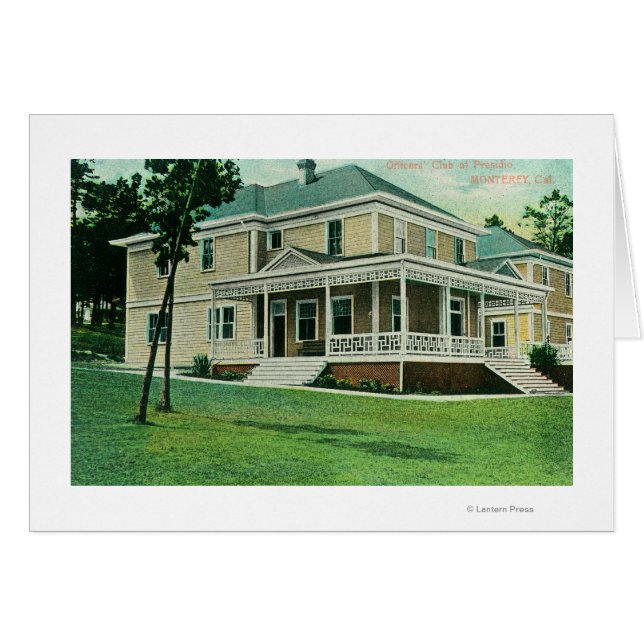 Cartão O Clube do Oficial do Presidio (Frente Horizontal)