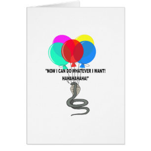 Cartão O Cobra Voador