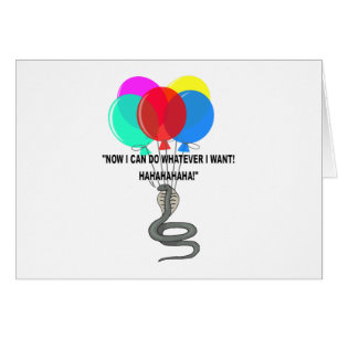 Cartão O Cobra Voador