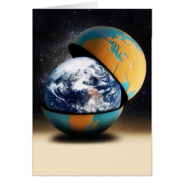 Cartão O Cobrir de Proteção da Terra