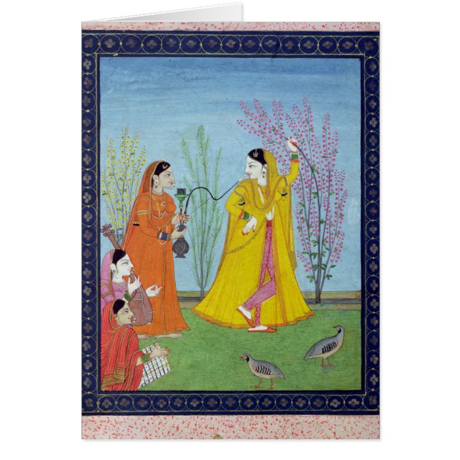 Cartão O começo do primavera (Frente)