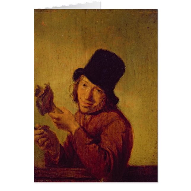 Cartão O comedor do presunto (Frente)