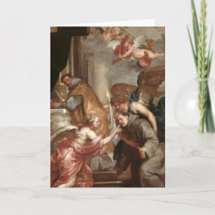 Cartão O comunhão de St Bonaventure