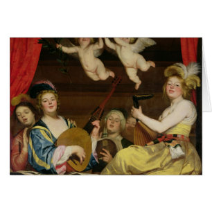 Cartão O concerto, 1624