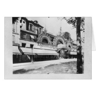 Cartão O concerto de Trianon em Paris