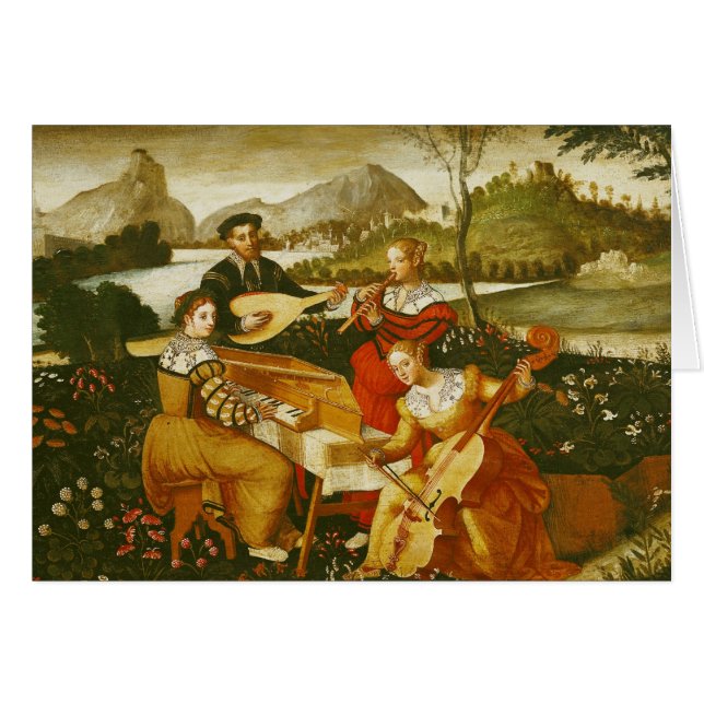 Cartão O concerto exterior (Frente Horizontal)