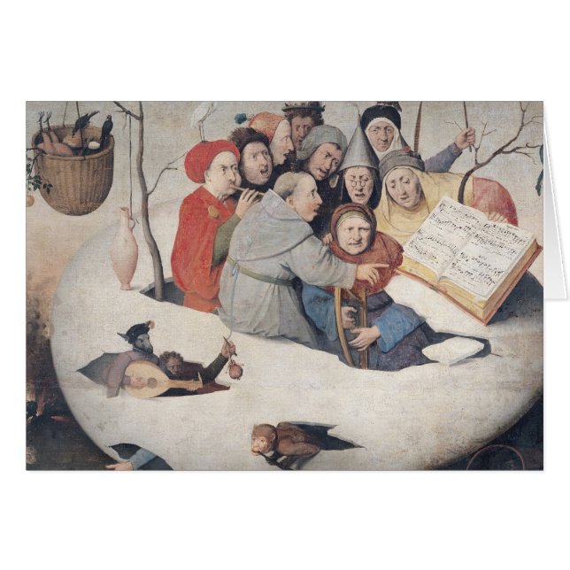 Cartão O concerto no ovo (Frente Horizontal)