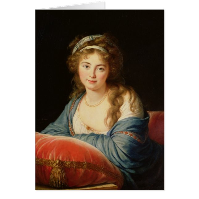 Cartão O condessa Catherine Vassilievna Skavronskaia (Frente)