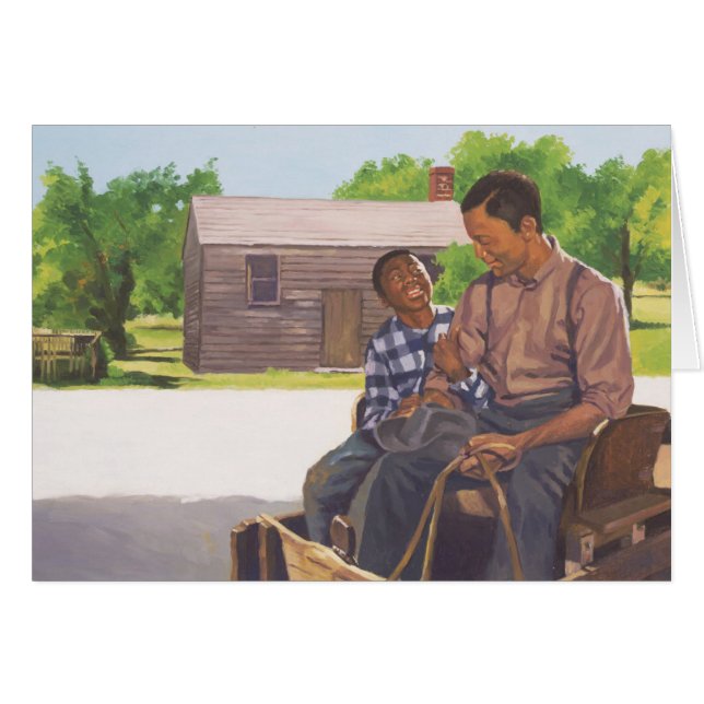 Cartão O conforto 2003 de um filho (Frente Horizontal)