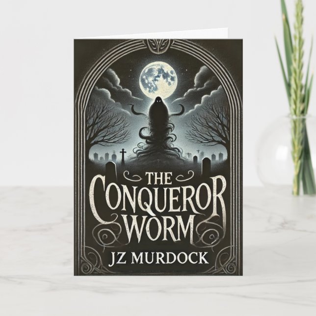 Cartão O Conquistador Worm Short Horror Story (Frente)