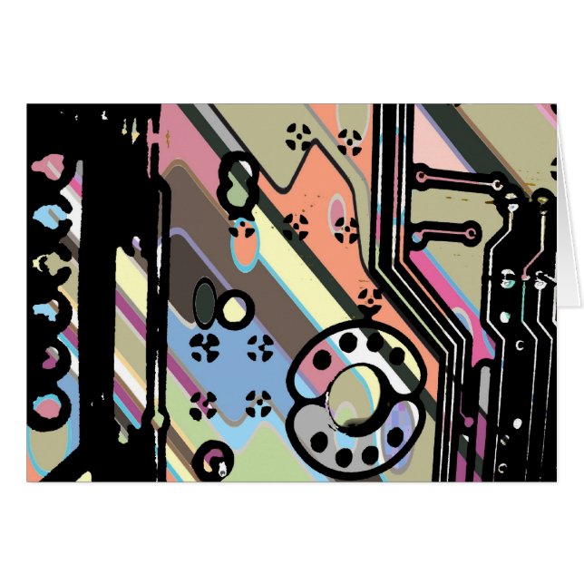 Cartão O conselho de circuito do computador (Frente Horizontal)