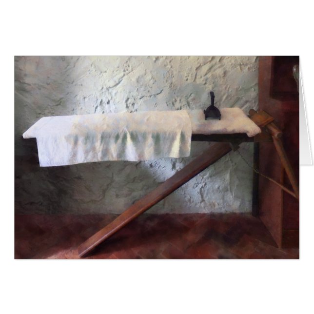 Cartão O conselho do ferro e ferro (Frente Horizontal)