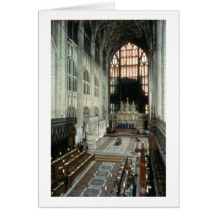 Cartão O coro e a janela do leste, século XII (foto)