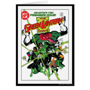 Cartão O Corpo dos Lanternas Verdes