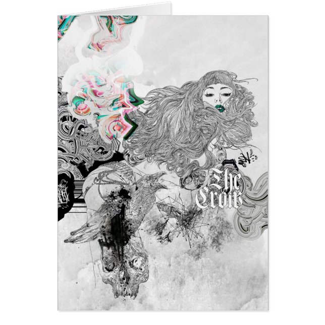 Cartão O corvo (Frente)